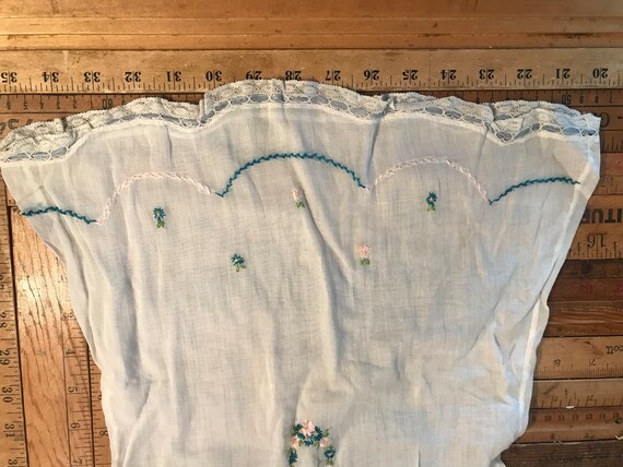 Beautiful Antique baby gown handmade - image 7