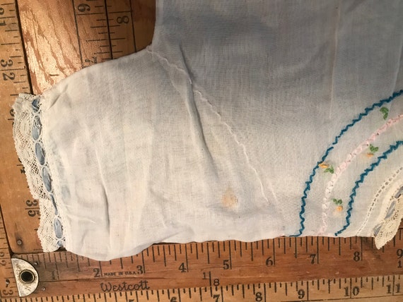 Beautiful Antique baby gown handmade - image 6