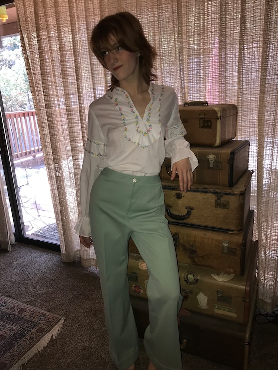 1970’s embroidered blouse