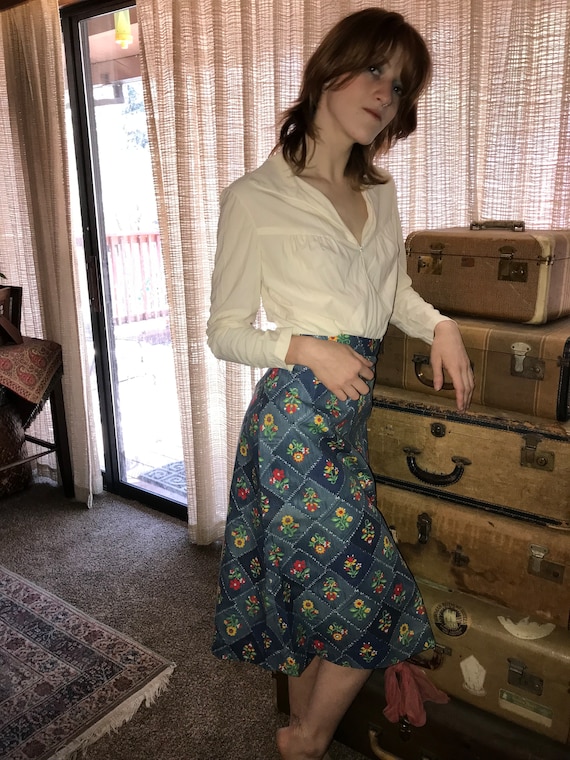 The Vintage Lime Skirt- AS