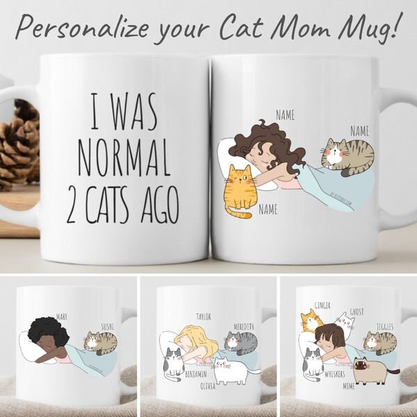 Personalized Cat Mug, customizable mug, photo mug, custom pet mug, custom mug photo, custom cat mug, black cat mug, custom cat portrait