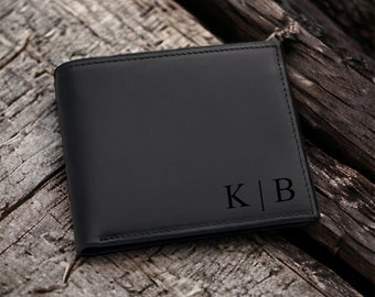 Personalized Gifts for Him, Groomsmen Wallet, Engraved Leather Wallet for Men,Father's Day Gift, Personalized Wallet, Custom Wallet for Men