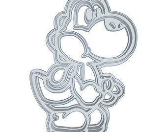 Yoshi - Cookie Cutter (afdrukken en uitsnijdingen) - Downloaden