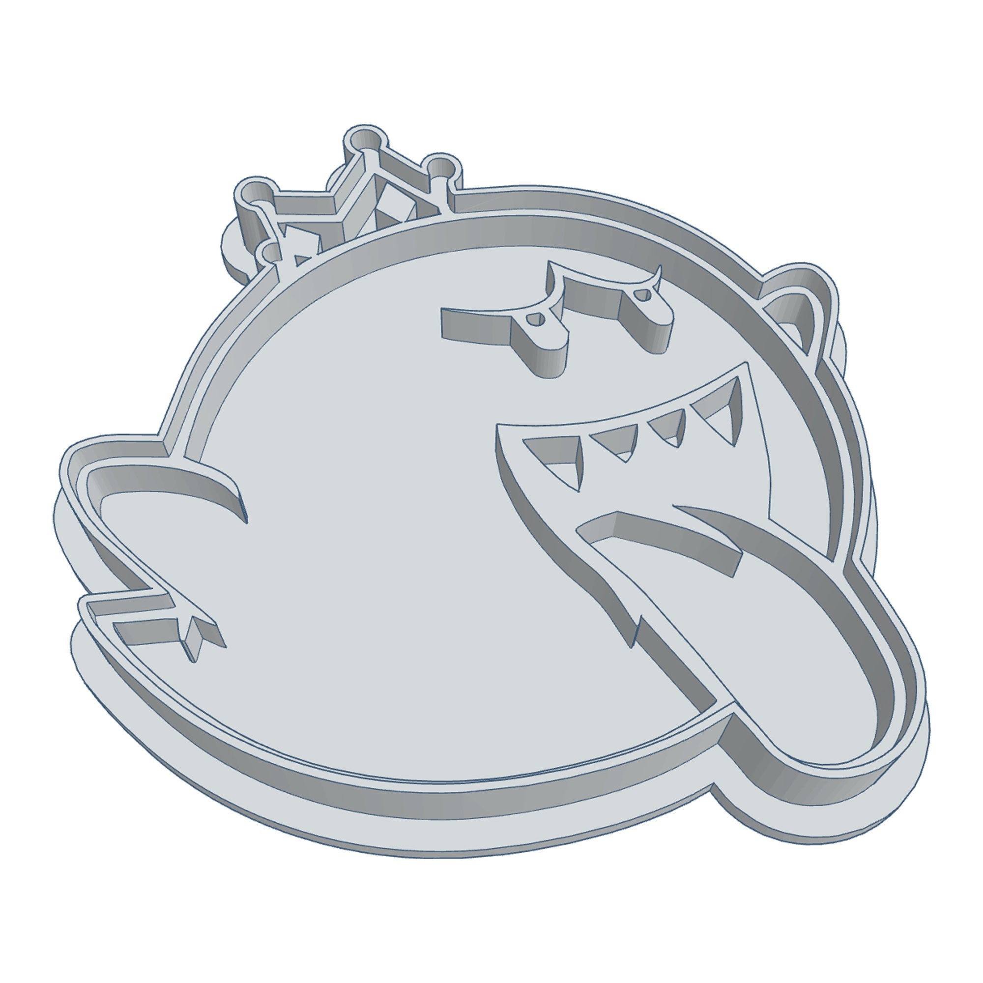 King Boo Cookie Cutter imprints and Cuts Download Etsy