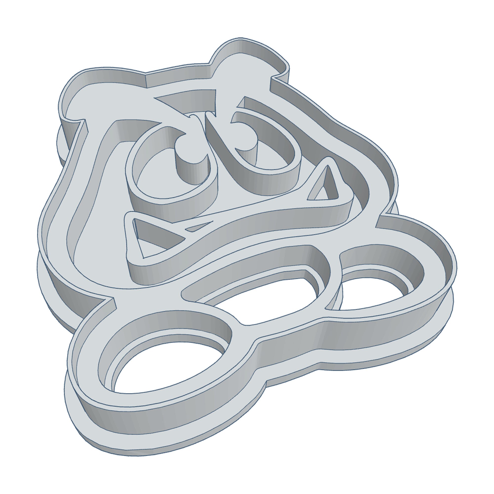 Goomba Cookie Cutter imprints and Cuts Download Etsy