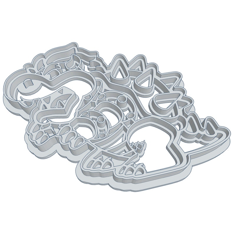 Villains bowser, Bowser Jr, King Boo, Goomba Cookie Cutter imprints and