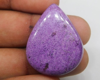 Natural Stichtite Loose Gemstone, Top Grade !! Stichtite Cabochon Low Price Purple Stichtite Stone For Jewelry Making. [29 cts.30 X 24 mm]