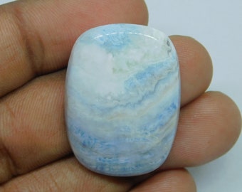 Scheelite Cabochon, Natural Scheelite Cabochon, Turkish Blue Scheelite Cabochon, Semi Precious , jewelry making  40cts.