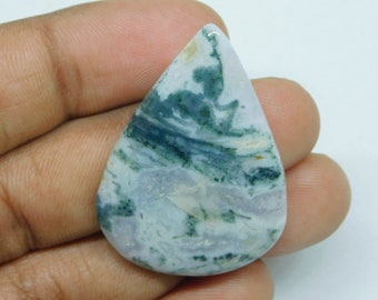 High !!! Tree agate Gemstone Tree agate Cabochons Top Quality Tree agate Loose semi precious Jewelry making gemstone 45Cts.