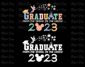 Graduation Senior 2024 Mickey PNG Bundle, Senior Team, Class of 2024, Tassel  to Castle, Graduate 2024 Bundle 