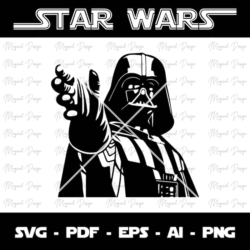 Darth Vader Svg - Etsy