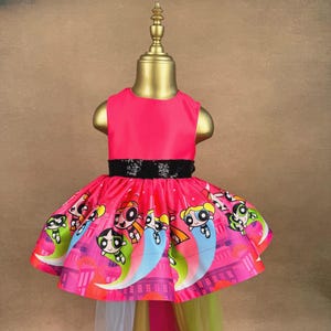 Powerpuff Girls Rave Set, Blossom, Buttercup, Bubbles Rave Outfit, Holographic Pink Blue Green Rave Outfit, Festival Outfit Group Costume