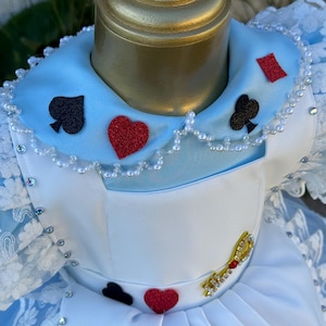 Alice in Wonderland Dress, Toddler Storybook Costume, Blue Fairytale Party Outfit image 6