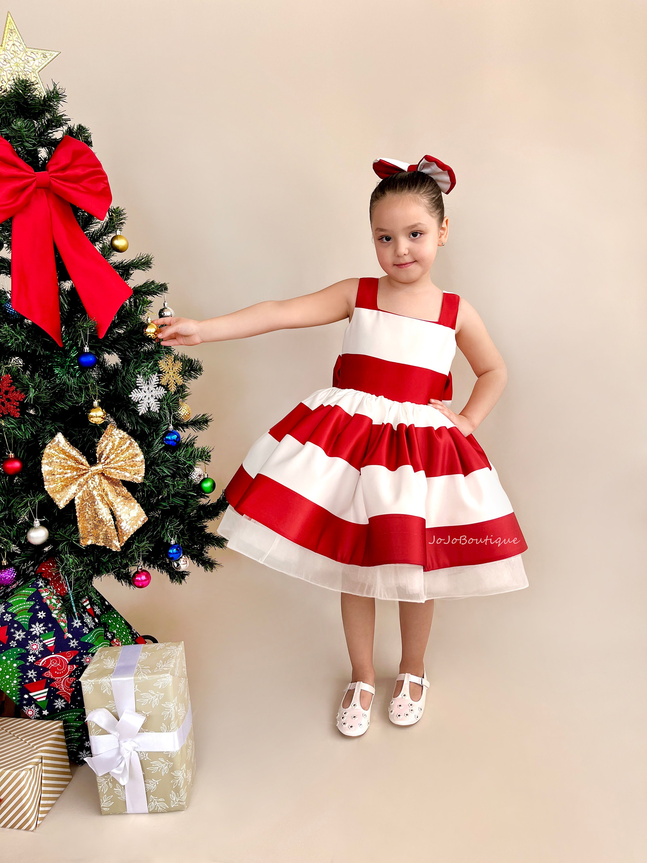 princess christmas dresses Christmas Pageant Dress for Girls | Red Formal Ball Gown