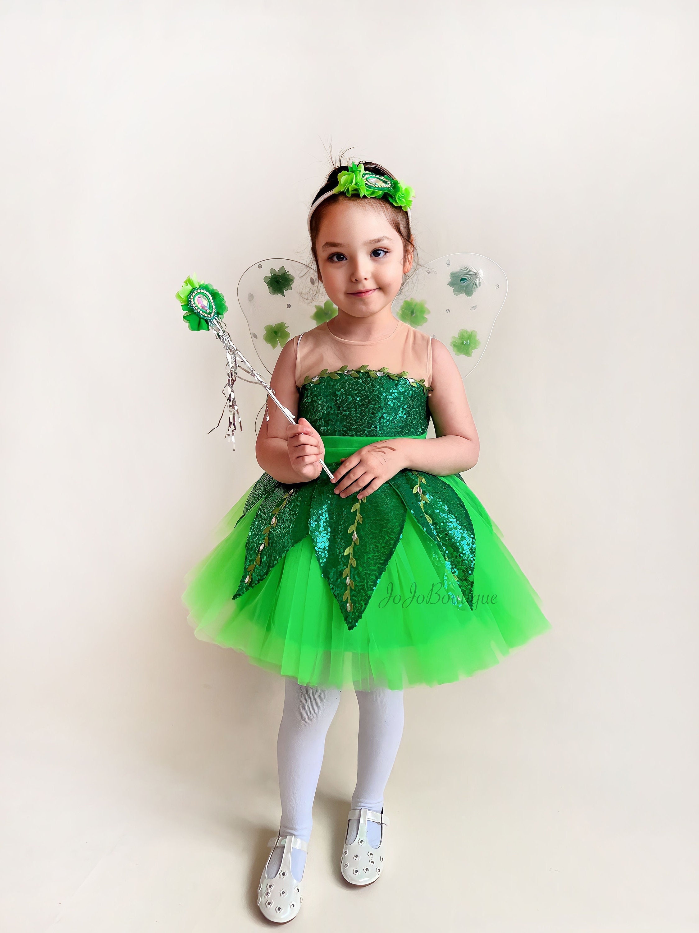 Tinkerbell Birthday Outfit Tiered Tutu – Twistin Twirlin Tutus