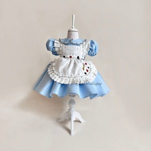Alice in Wonderland Costume, Alice in Wonderland Baby Dress, Kids Halloween Costume