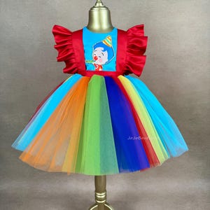 Heartwarming Plim Plim Baby Costume - Adorable Red Dress for Your Little Lovebug, Dress Your Darling in Love, Clown Character