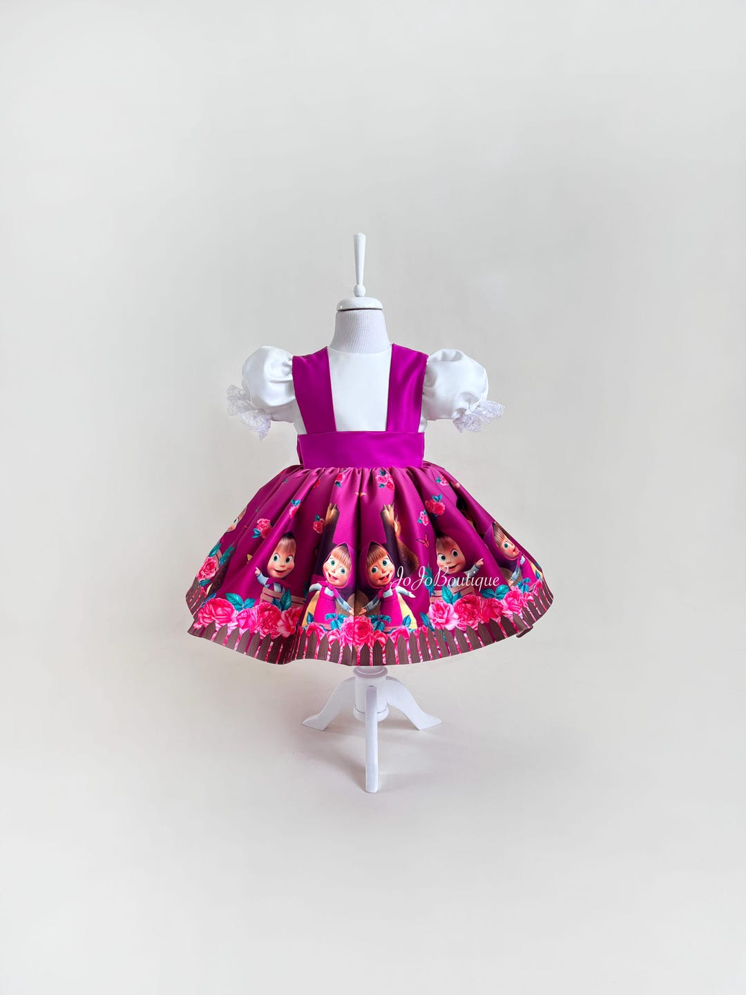 Adorable Masha-inspired Baby Dress for a Magical Celebration
