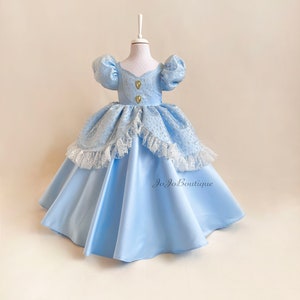 Cinderella Toddler Princess Dress, Baby Cinderella Costume Accessories, Preppy Cinderella Toddler Dress, Short Cinderella Dress Toddler