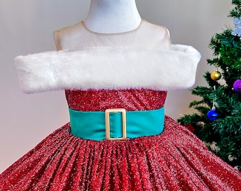 Christmas Belle Dress Inspired Ballgown Enchanted Belle Size 6 - Etsy