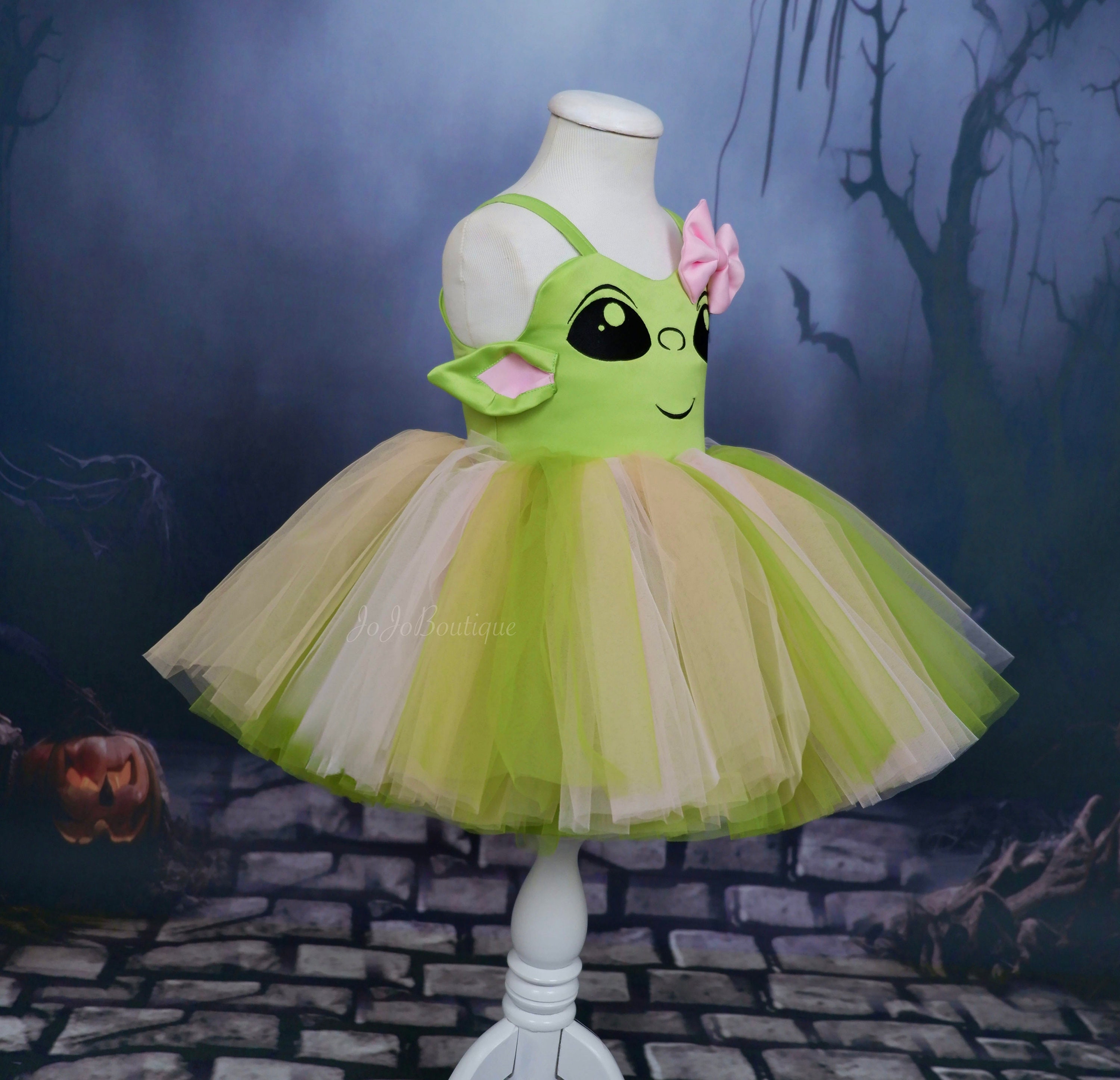 Baby Yoda Costume for Toddler, Inspired Galaxy Costume Yodda Costume Baby  Yodda Outfit Grogue Twirl Dress - Etsy