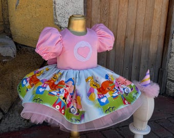 Vestido de circo inspirado em tênis de lona, roupa rosa para festa de aniversário infantil, fantasia feita à mão