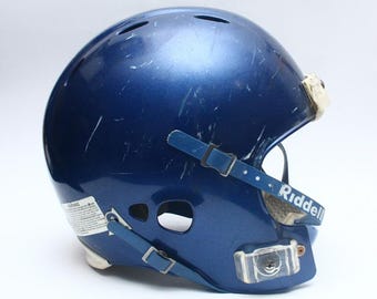 Game Used Vintage BIKE Football Helmet- Size Large - White - Etsy