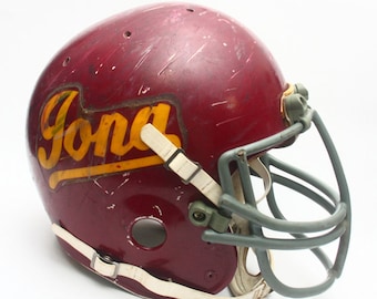 RARE Vintage Game Used 1984 Iona Gaels BIKE Air Power Football Helmet - Size Large