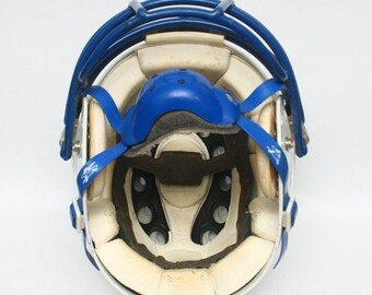 Casque Football Américain Vintage BIKE - Blanc - Fabriqué Aux USA