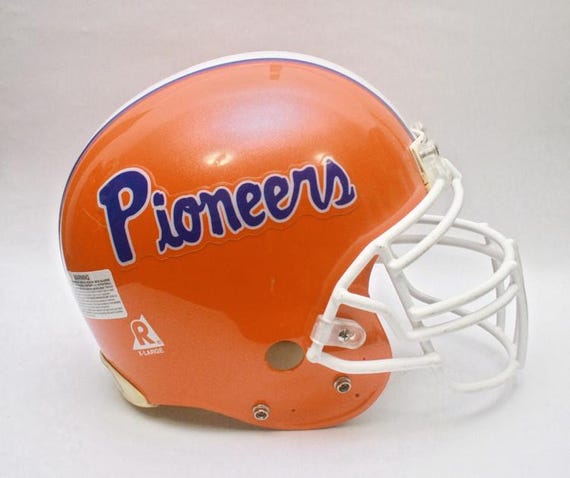 Game Used 1990s UWP Pioneers Riddell VSR4 XL Football Helmet - Etsy