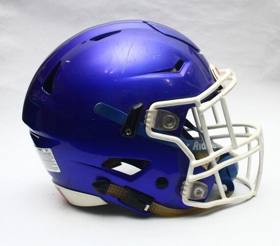riddell speedflex youth helmet medium Football Helmet Continental Athletic Supply occipital liner and one at each jaw pad. Game Used 2015 Riddell Speedflex
