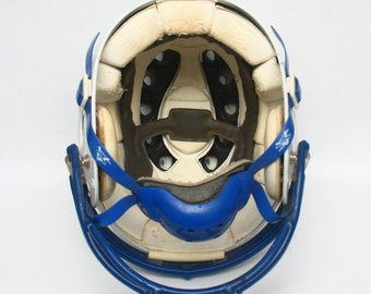 Game Used Vintage BIKE Football Helmet- Size Large - White - Etsy