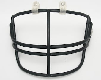 Vintage Spiel Gebraucht Schutt NOPO Erwachsene Football Helm Gesichtsmaske w Clips Schwarz - HJE