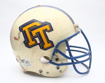 Vintage Game Used 1990s Pine Tree Pirates Riddell VSR 2 Football Helmet Size Large