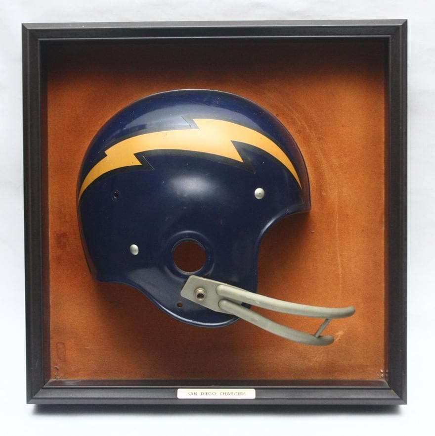 Rare Vintage 1960s San Diego Chargers Riddell RK Football Helmet
