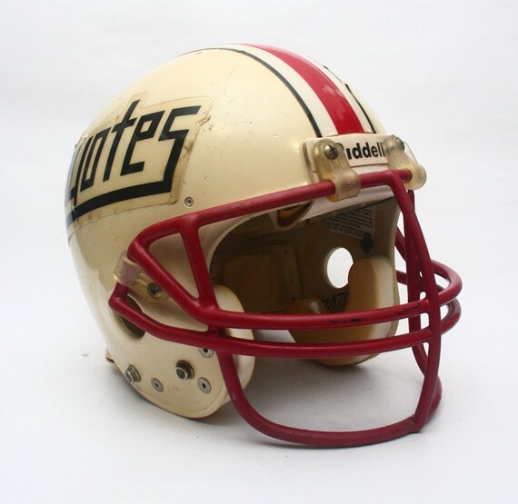 falling football helmet Vintage Game Used 1990s Wichita Falls Coyotes Texas High School Riddel  Restoration Center Ask Farmer: Why are so