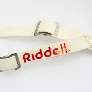 Old Riddell Logo Vintage Game Used 1970s Riddell Low Hook 4 Point Football Helmet ...