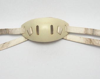 Game Used Vintage Riddell Low Hook Hard Cup Football Helmet Chinstrap