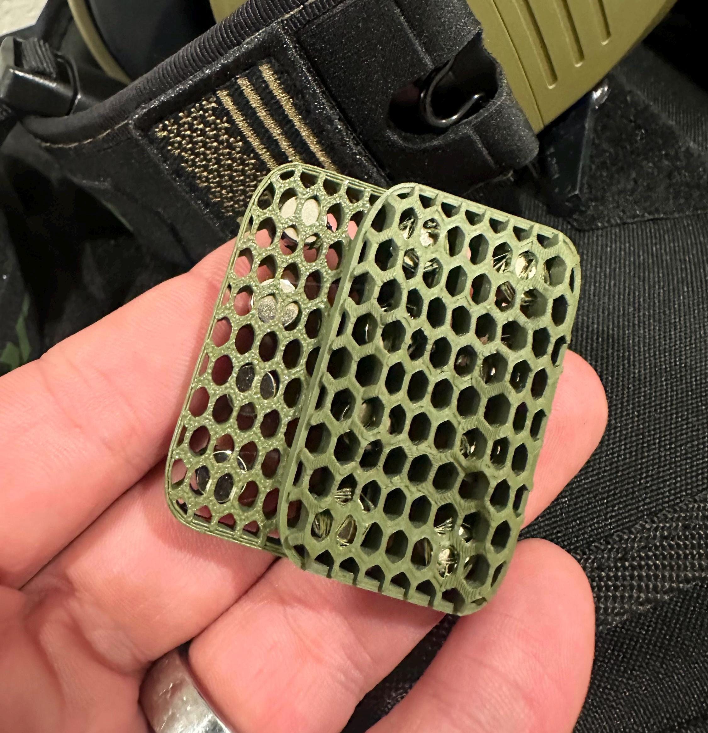 Fully Skeletonized Verkk Fidget Slider 3 click (OD green)*Skelly VERKK* Haptic / Clicker / slider/ fidget