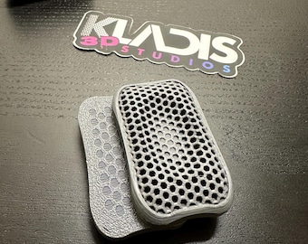 Matte Grey Haptic Fidget Slider - 3 Click