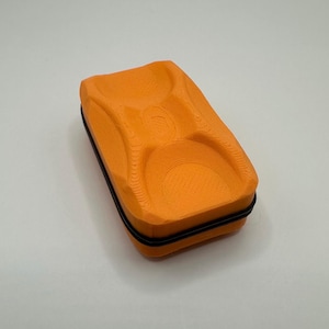 Naked Verkk Fidget Slider 3 click (orange / matte black ) Haptic / Clicker / slider/ fidget