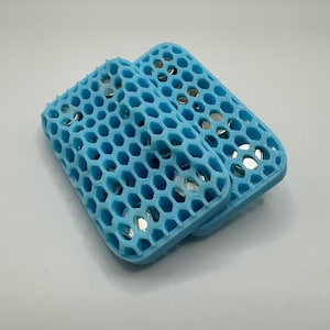 Fully Skeletonized Verkk Fidget Slider 3 click (blue)*Skelly VERKK* Haptic / Clicker / slider/ fidget