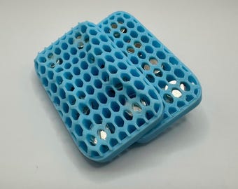 Fully Skeletonized Verkk Fidget Slider 3 click (blue)*Skelly VERKK* Haptic / Clicker / slider/ fidget