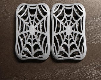 Skelly Web Fidget Slider de acero inoxidable compuesto *silencioso* 3 clics