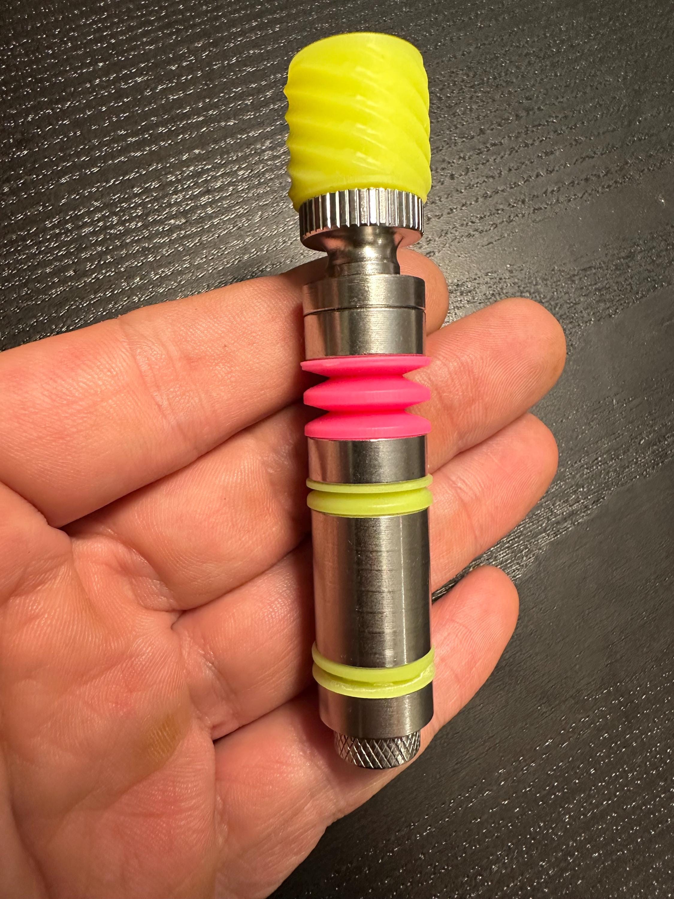 Premium Heavy Stainless Steel Spin Stick / Fidget Spinner (83mm