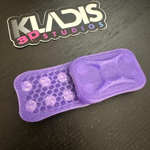 The Hyper Verkk Fidget Slider 3 click (purple glow in the dark) Haptic / Clicker / slider/ fidget