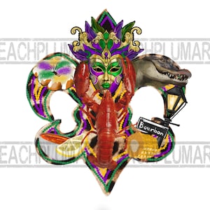 Fleur de Lis png Sublimationsdesign, Mardi Gras Sublimation, Louisiana Fleur de Lis png, Mardi Gras Clipart, digitaler Download, sublimieren