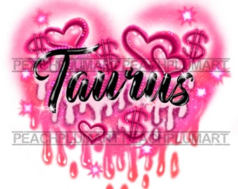 Tauro Png, Tauro Zodíaco PNG, Aerógrafo Tauro png, Aerógrafo png, Horóscopo png, Regalo para Tauro, Signo zodiacal png, Graffiri zodiaco png