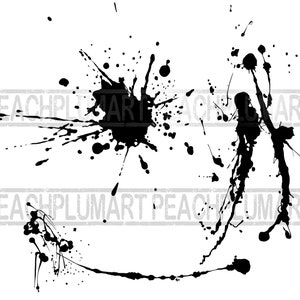 Spray paint png bundle, paint splash png sublimation design download, splash bundle png, paint splash png