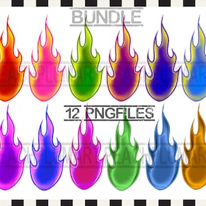 Flame bundle png, Airbrush flames png, team support png, game day png, Y2K items png, Y2K flame png, graffiti png